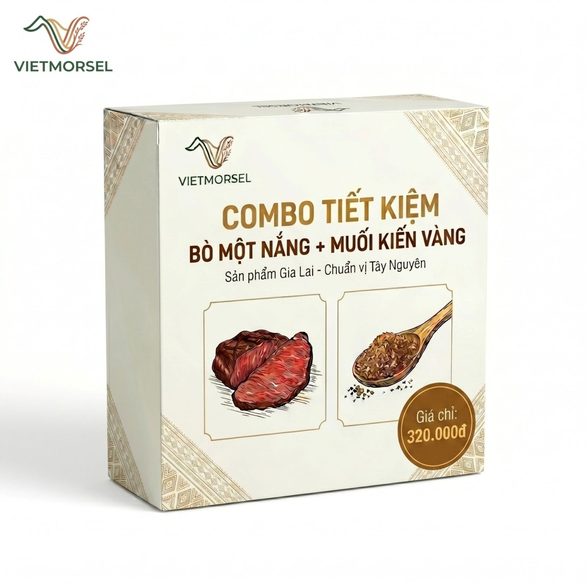 Combo Bò một nắng + Muối kiến vàng